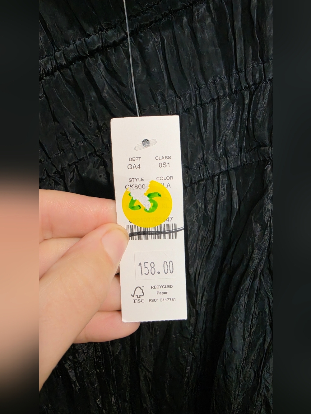 J Crew Palermo dress in viscose-blend crinkle - Picture 3 of 6